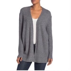 Madewell Gray Cozy and soft Open Front Cardigan Size XXS Alpaca merino wool